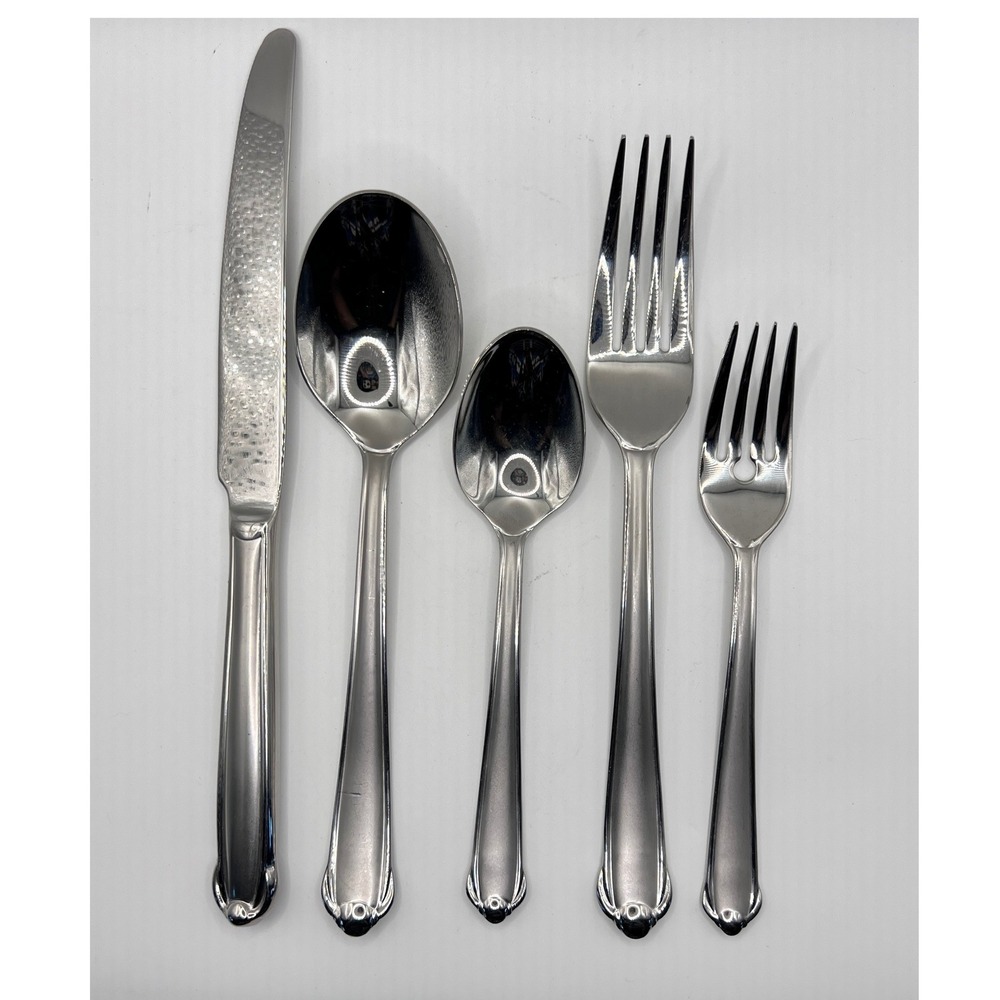 Mikasa Gerald Patrick flatware 5pc stainless excellent 18-8 Korea